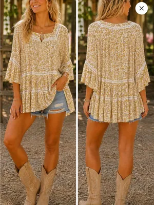 NWT Free People Talk About It Tunic Ivory Combo Extra Small thumbnail 2