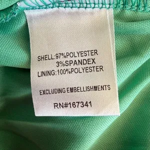 Hello Molly Euphoria One Shoulder Mesh Midi Dress Green Size 8 NWT thumbnail 9