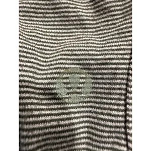 Lululemon Racerback Tank‎ Top Grey White Striped Activewear Womens Size 4 thumbnail 4