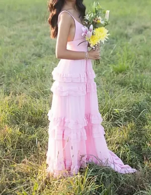 Prom Dress Lulus Pink thumbnail 3