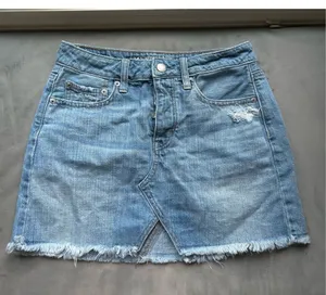 american eagle denim skirt thumbnail 1