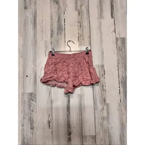 Colsie Pink Lounge Shorts Size XS Soft Cotton Rayon Pajama Shorts Elastic Waist thumbnail 2