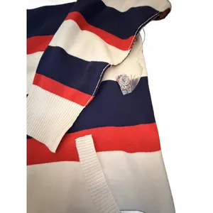 Free People Americana Combo League Of Her Own Striped Cardigan Sweater SZ S thumbnail 5