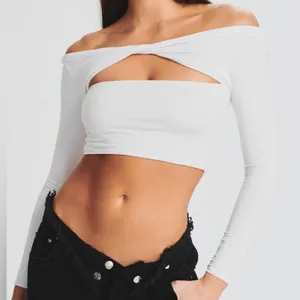 SER.O.YA Ellis Top - NWT - Size S - White Off Shoulder Crop Top thumbnail 1