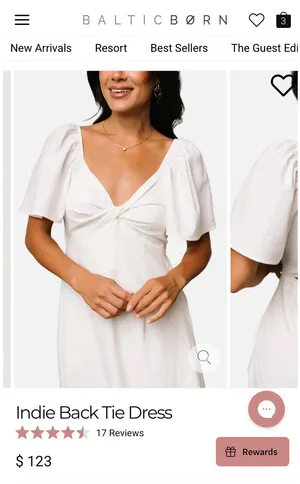 Baltic Born back tie dress thumbnail 2