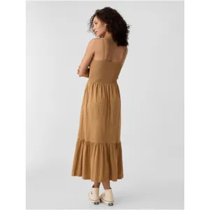 Gap - ForeverSoft - Smocked Midi Dress - Brand New! thumbnail 4