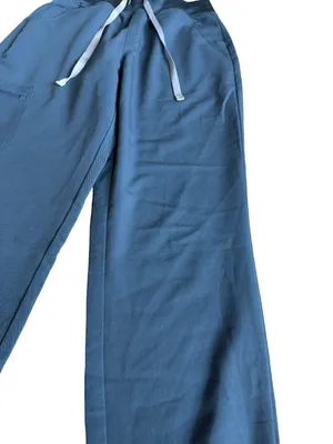 Figs Technical Collection Slate Blue Jogger Scrub Pants Zip Cargo Small Women's thumbnail 6