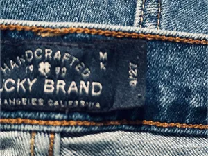 Lucky Brand ORTA Blue Denim Jeans Sz 4 / 27 thumbnail 6