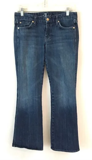 ‎7 For All Mankind A pocket flip flop jeans 28 thumbnail 1