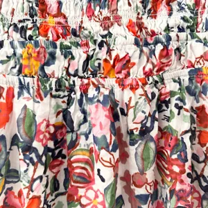 By Anthropologie The Peregrine Mini Dress Multicolor Floral Print Large XL READ thumbnail 9