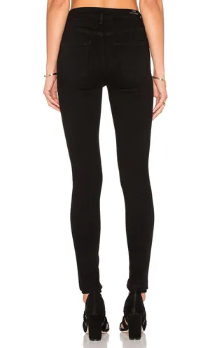 Citizens of Humanity COH Rocket High Rise Skinny Jeans Black 24 thumbnail 11