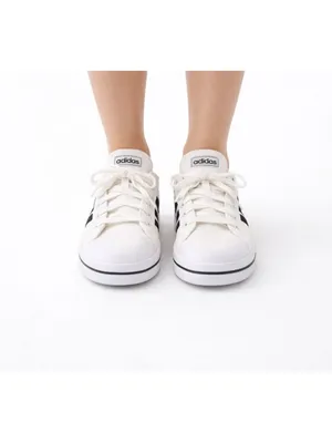 Adidas Size M 5.5 / W7.0 Unisex White Lace Up Canvas Sneakers thumbnail 3