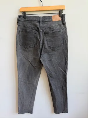 Madewell The Perfect Vintage Jean Faded Black Size 27 High Rise Ankle Length thumbnail 7