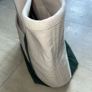 RESTORATION HARDWARE BOAT & TOTE‎ BEIGE Green CANVAS Large Logo thumbnail 10