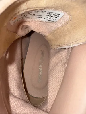 Timberland Waterproof Suede Lace Up Combat Boots Blush Pink Women’s US 8 EU 39 thumbnail 12