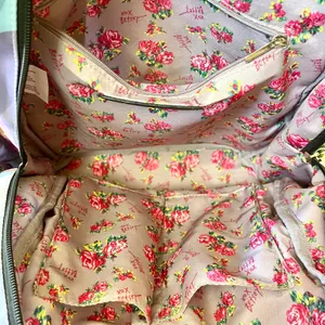 Betsey Johnson XOPetra Colorful Abstract Pattern Nylon Backpack With Pouch thumbnail 5