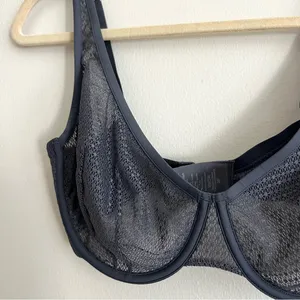 NWT ThirdLove Unlined Modern Mesh Scoop Bra in Gray Size 32F/32DDD Underwire thumbnail 5