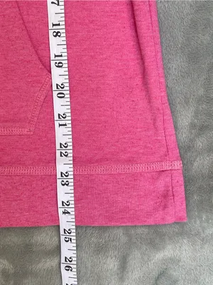 Peter Millar Women’s Heathered Pink V-Neck Shawl Collar pullover sweatshirt M thumbnail 4