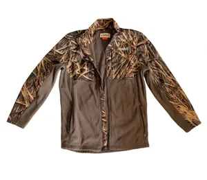 Magellan Outdoors Camo Fleece Jacket Womens S Shadow Grass Blades Hunting thumbnail 1