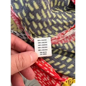 Blink London Anthropologie unique wrap long sleeve blouse size xl thumbnail 12