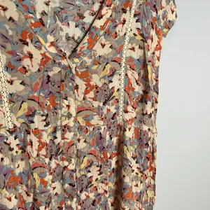 Anthropologie Vanessa Virginia Floral Button Front Tunic Top thumbnail 3