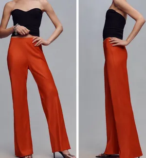 Anthropologie The Tilda Pull-On Wide-Leg Pants, Size M thumbnail 2