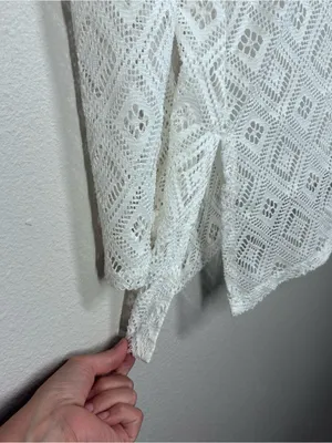 Eshe Paradise Open Knit Beach Coverup Size Xlg thumbnail 5