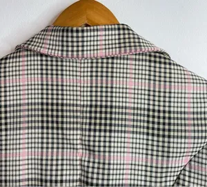 Princess Polly Classic Victoria Blazer Jacket plaid Black Pink Tan oversized 2 thumbnail 10