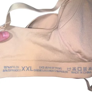 NWT Lataly Nursing Sleeping Maternity Bra Bralette For Breastfeeding Size XXL thumbnail 5
