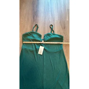 A New Day Teal Green Textured Knit Midi Dress XXL Sweetheart Neck Sleeveless NWT thumbnail 6