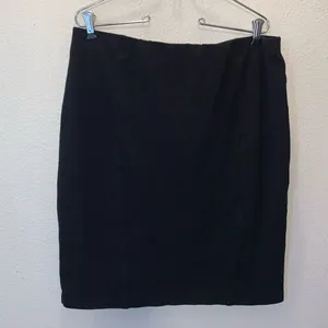 Maurices black stretchy office pencil skirt thumbnail 1