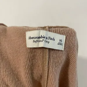 Abercrombie & Fitch Cardigan XS Brown Soft A&F Cozy Longline Sweater thumbnail 5