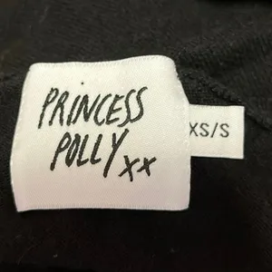 Princess Polly Black Ruched Long Sleeve Deep V Neck Mini Bodycon Dress Size XS/S thumbnail 4