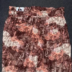 NWT Rewash Paperbag Waist Jogger Pants Abstract Print Belted High Rise Sz Large thumbnail 5
