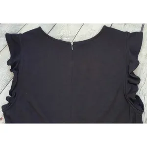 Old Navy Black Sleeveless Ruffle Trim Sheath Dress thumbnail 14