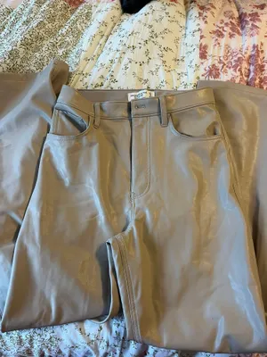 Abercrombie Leather Pants thumbnail 1