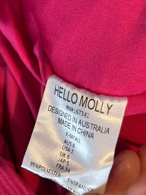 Hello Molly Color Block Cut Out Sides‎ Knot Mini Dress Size XS thumbnail 7