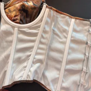 Renaissance Cherub Corset S Lace Up Bustier Top Goblin Castlecore‎ Artsy Regency thumbnail 8