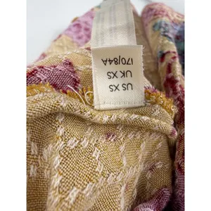 Free People Mini Dress Floral Boho XS Yellow Strappy Sun Dress Festival Summer thumbnail 9