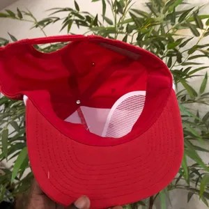 Make mullets great again Richardson Outdoors Red white snapback trucker hat cap Excellent condition thumbnail 3
