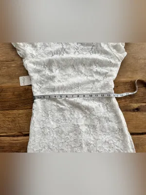 NWT Free People Ivory Hailee Lace Mini Dress ~ Size Medium thumbnail 11