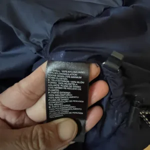 The North Face Goose Down Jacket XS Navy Puffer 600 Fill Hooded Coat Outdoors thumbnail 4