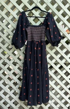 Free people Dahlia Embroidered Maxi Dress thumbnail 8