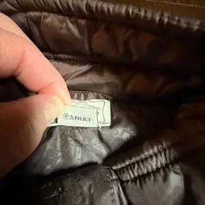 Ariat Womens Brown Quilted‎ Western Equestrian Puffer Vest Size Medium Full Zip thumbnail 6