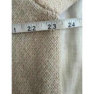 Mara Hoffman Sweater Women Large Cream Geometric Wool Cotton thumbnail 8