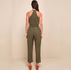 Lulu’s Olive Green Jumpsuit  thumbnail 2