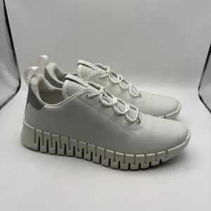 ECCO Gruuv Sneakers Women's 42 US 11-11.5 Ivory Gray Lifestyle Shoes thumbnail 4