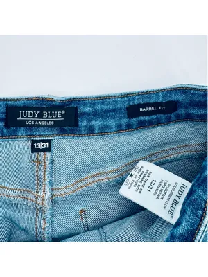 Women's Judy Blue Barrel Fit Culottes Jeans Size 13 Blue thumbnail 8