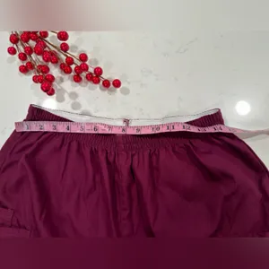 Cherokee Maroon Workwear Scrub Pants thumbnail 4