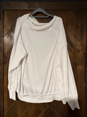 We the Free White Long Sleeve Blouse thumbnail 2